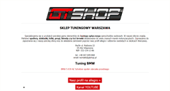 Desktop Screenshot of gtshop.pl